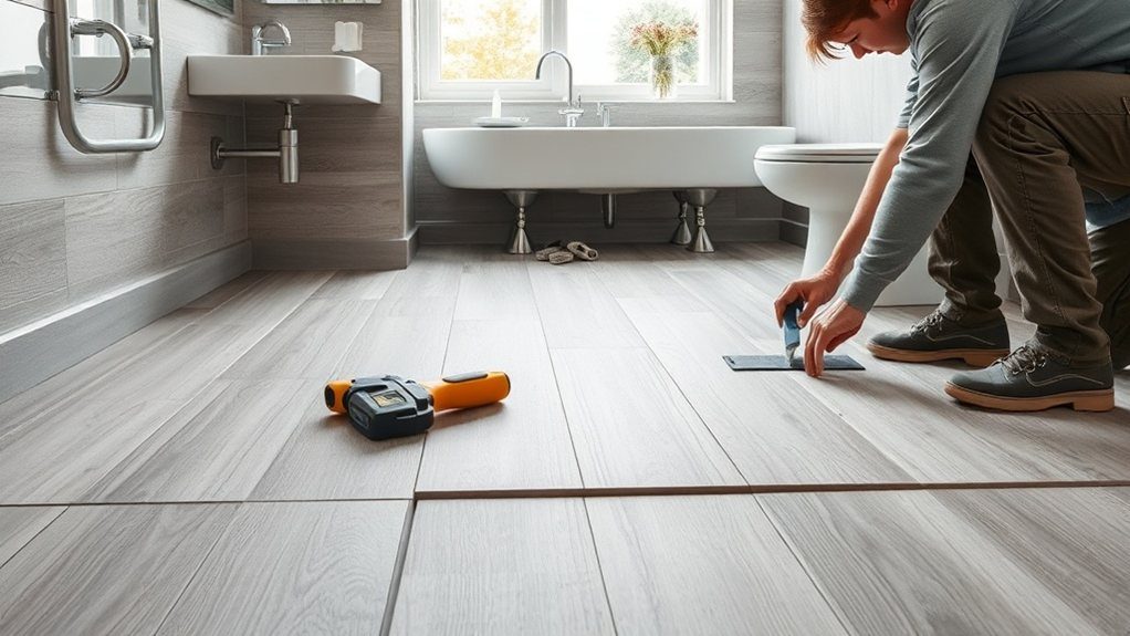 Bathroom Flooring Installation in Earlsfield
